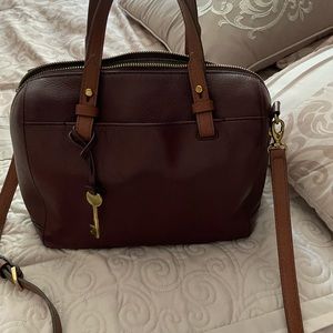 Fossil bag with shoulder strap